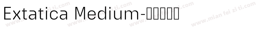 Extatica Medium字体转换